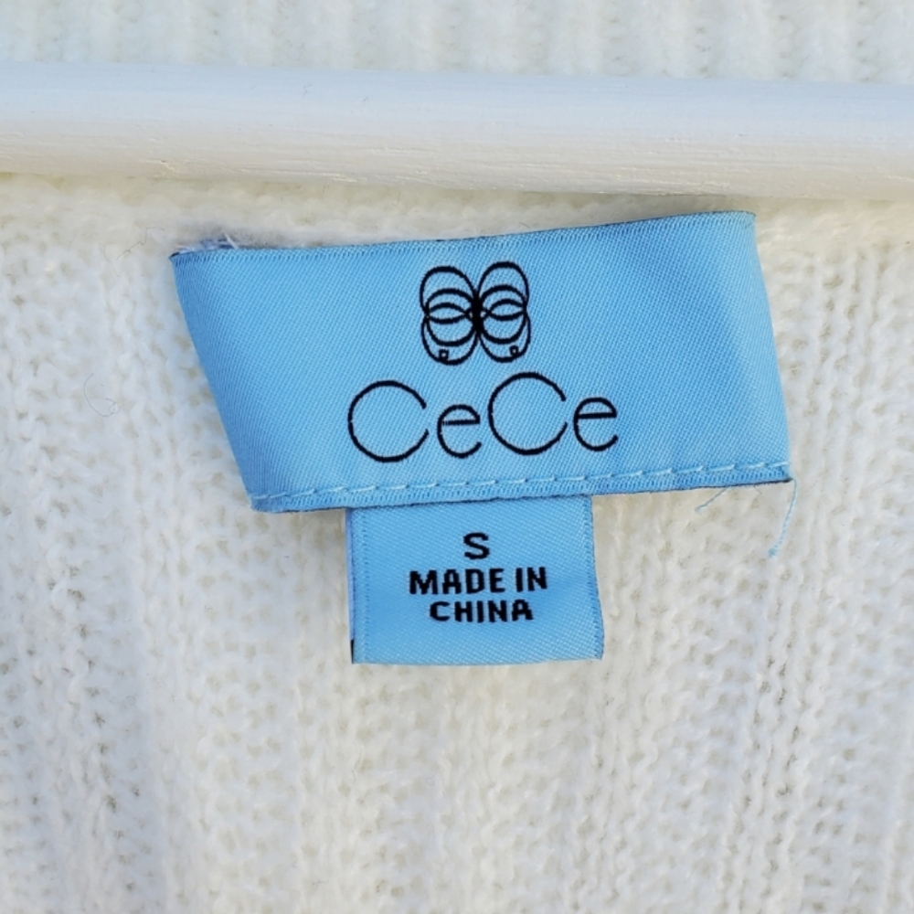 NEW! CeCe Vila Ruffle Knit Sweater - Picture 9 of 10